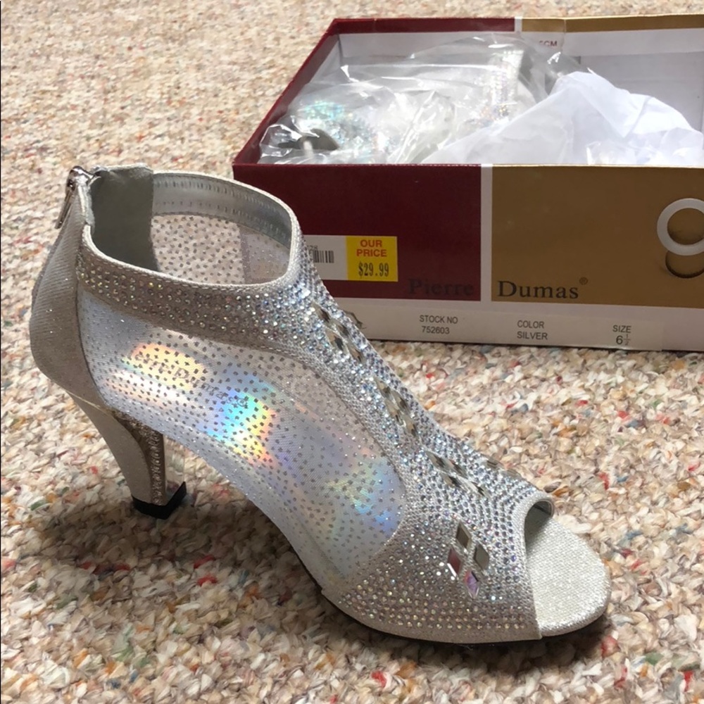 Silver Small Heels